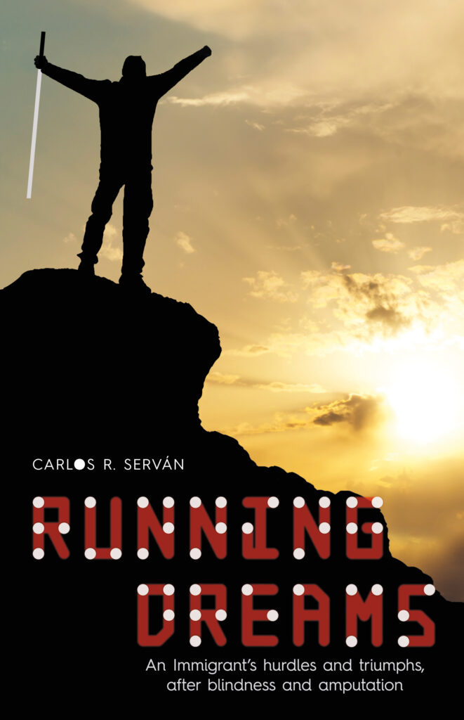 The front cover of Running Dreams by Carlos Serván